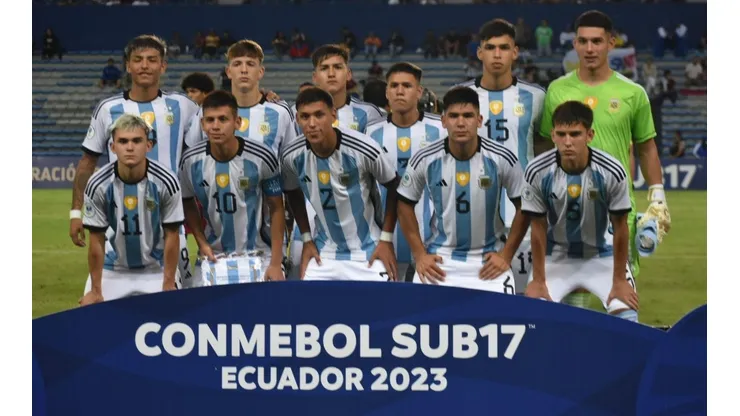Argentina, con titulares ante Chile por el Sudamericano Sub-17.
