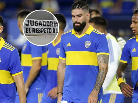 Tensión en Boca: apareció un pasacalles dirigido para los jugadores tras la derrota con Colón