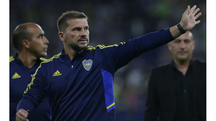 Mariano Herrón, entrenador interino de Boca.