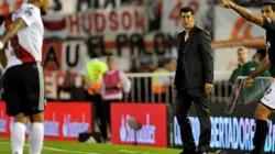 Jorge Almirón y un historial apretado como DT ante River.
