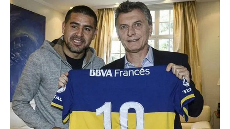 Riquelme vs. Macri.