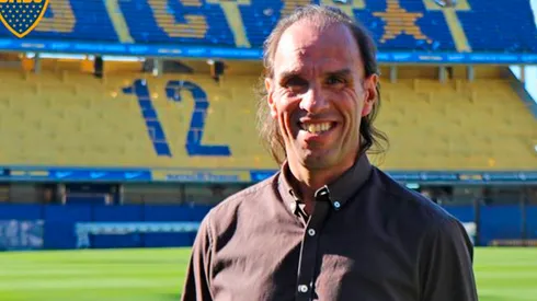 El Mono Navarro Montoya en la Bombonera.