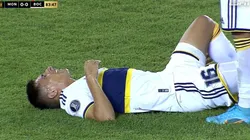 ¡No lo pueden creer! Merentiel se lesionó a los 8 minutos de haber ingresado en Boca