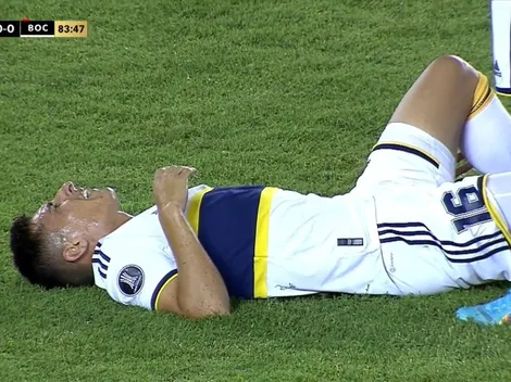 ¡No lo pueden creer! Merentiel se lesionó a los 8 minutos de haber ingresado en Boca