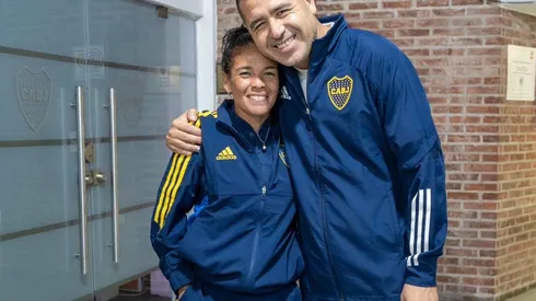 La premonición de Mariana Gaitán en el Superclásico con Riquelme: "Si se me da de hacer un gol..."
