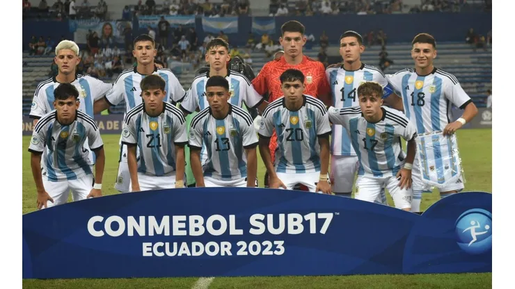 Argentina, con puntaje perfecto en el Sudamericano Sub-17.
