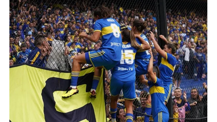 El gran festejo de las jugadoras de Boca