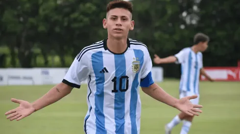 Claudio Echeverri, el gran talento de la Sub-17 Argentina.