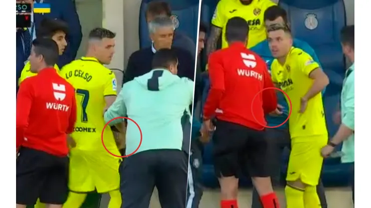 VIDEO | ¿Malas energías? El tenso momento que vivió Lo Celso en Villarreal