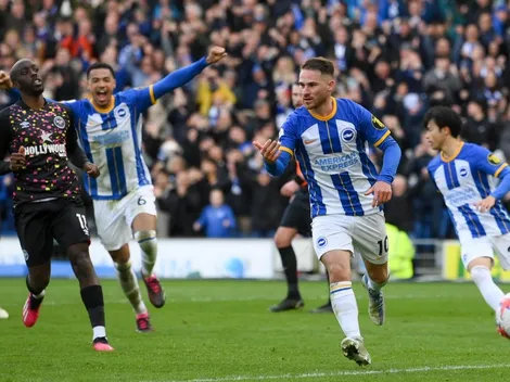 ¡Al ángulo! Alexis Mac Allister se vistió de héroe en el agónico empate del Brighton
