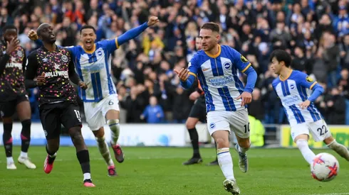 ¡Al ángulo! Alexis Mac Allister se vistió de héroe en el agónico empate del Brighton