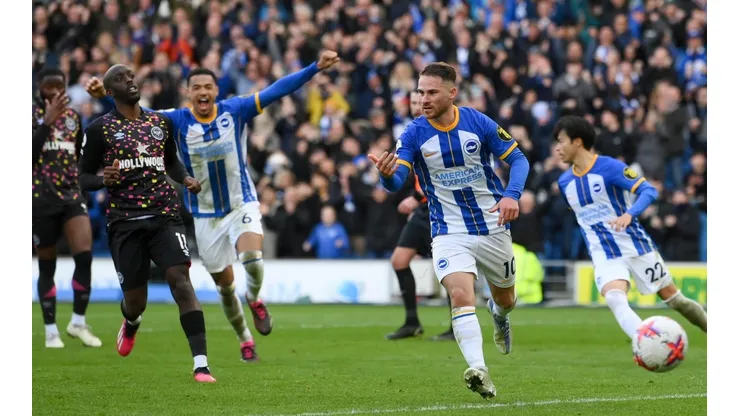 ¡Al ángulo! Alexis Mac Allister se vistió de héroe en el agónico empate del Brighton
