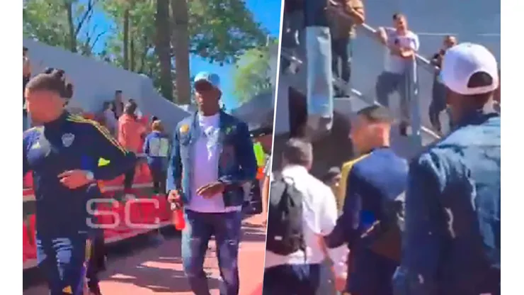 VIDEO | Advíncula y un "reto" a Alan Varela en la previa de Boca-Barracas: "Agrandado de m..."