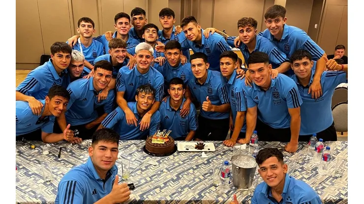 Jugadores de la Selección Argentina Sub 17