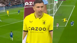 VIDEO | Dibu Martínez: de un casi blooper a un tremendo atajadón a Mudryk