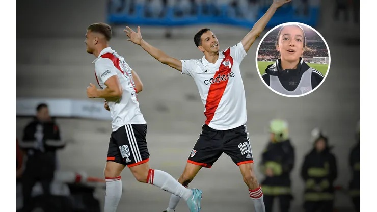 Delfina Lombardi, la heroína inesperada en el triunfo de River: "Es la primera vez"