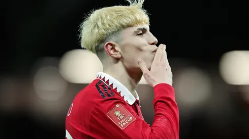 Garnacho, el joven maravilla de Manchester United.