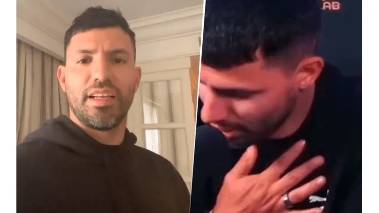 VIDEO | El Kun Agüero rompió el silencio tras la "mini arritmia" que sufrió en vivo
