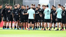 El grupo de la Selección Argentina Sub 20.