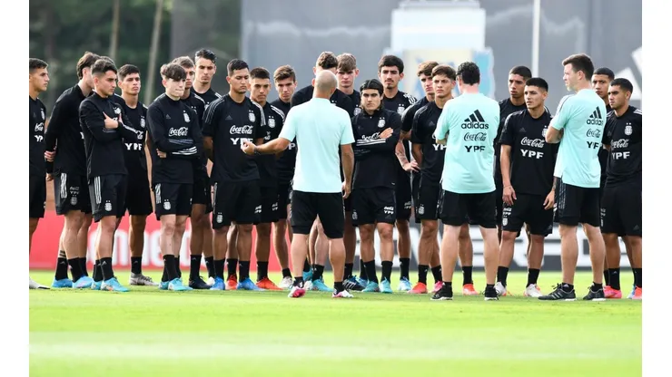 El grupo de la Selección Argentina Sub 20.