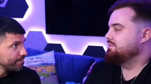 Aguero e Ibai en stream