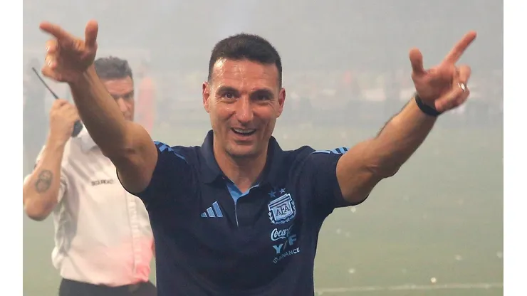 Emiliano Armenteros se refirió a Lionel Scaloni.