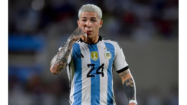 Enzo Fernández, el más cotizado en Argentina.