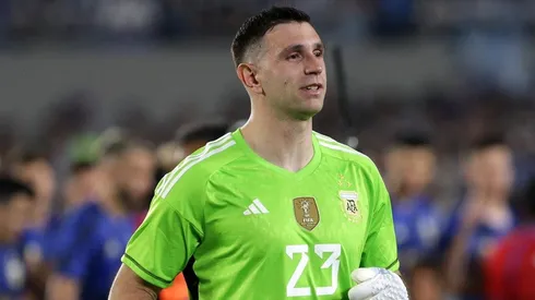 Dibu Martínez en la Selección Argentina.