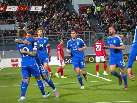 VIDEO | En llamas: Retegui ganó de arriba y puso el primero de Italia ante Malta
