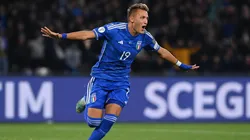 Mateo Retegui y su bautismo goleador en la "Azurra".