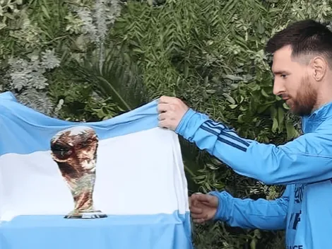 Aparece la primera foto de Messi después de cumplir su promesa por salir campeón