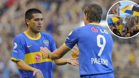 VIDEO | Fiesta Xeneize en Villarreal por el reencuentro entre Riquelme y Palermo