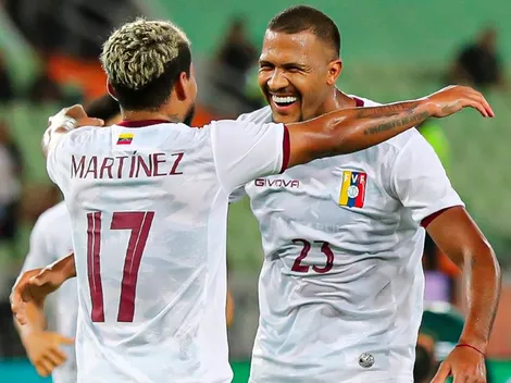¿Lo hará en River? Salomón Rondón fue clave para el triunfo de Venezuela