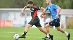 La Selección Argentina goleó al River de Demichelis en Ezeiza