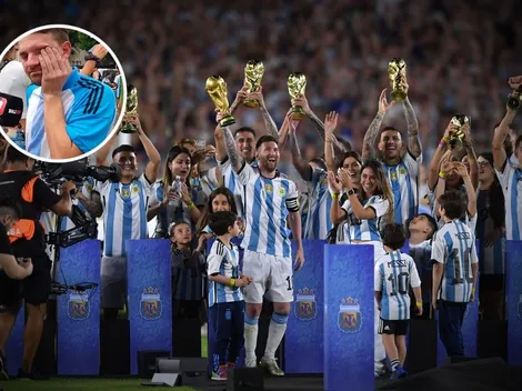 La historia que conmovió a todo un país en los festejos de la Selección: "Me dieron un último día con mi mejor amigo"