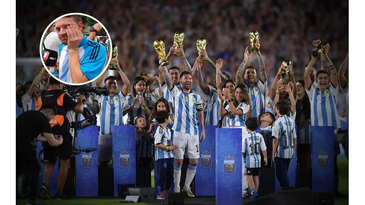 La historia que conmovió a todo un país en los festejos de la Selección: "Me dieron un último día con mi mejor amigo"