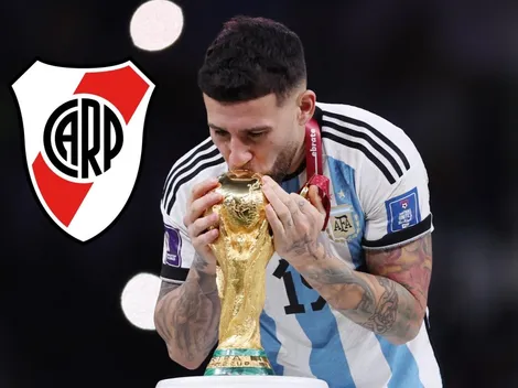 Otamendi recibió un regalo de River y habló sobre su futuro