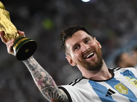 Locura total: apareció una foto de Messi con la camiseta de River