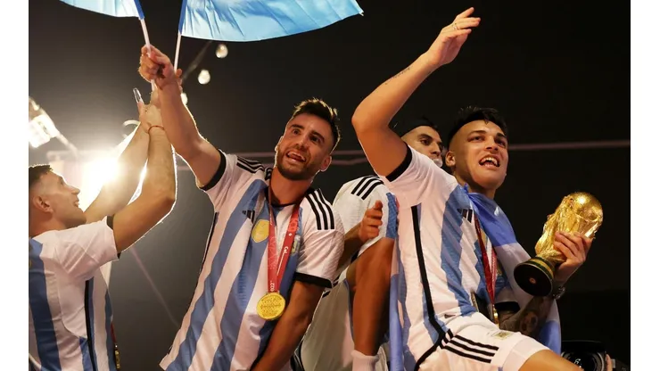Festejos Argentina en Qatar 2022