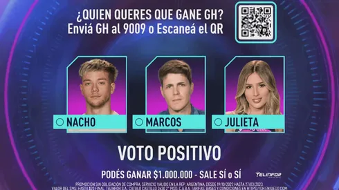 El lunes 27 de marzo es la final de Gran Hermano.