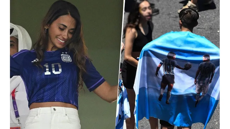 Hinchas de la Selección se encontraron a Antonela Roccuzzo en un baño ¡y tienen pruebas!