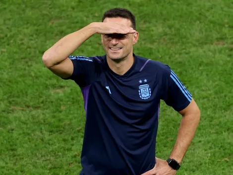 VIDEO | Los gestos de Scaloni, maravillado con el Estadio Monumental