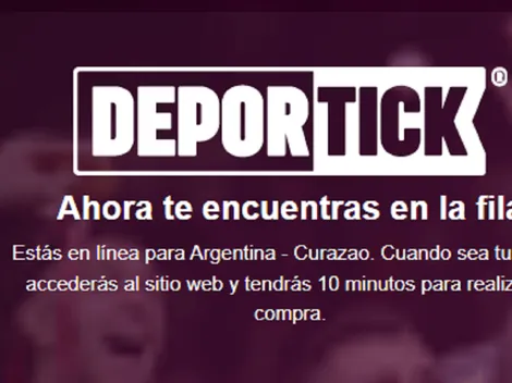 ¿Por qué no avanza la fila de Deportick para las entradas de Argentina vs. Curazao?
