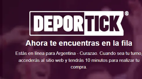 Deportick vende las entradas.