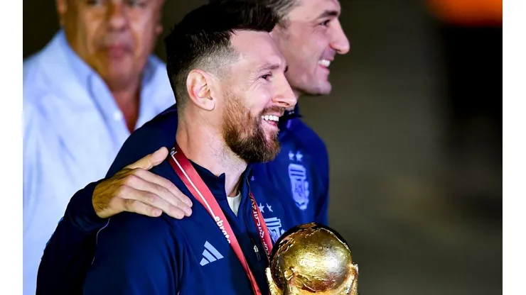 Messi y Scaloni