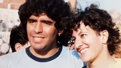 Diego Maradona y Conchita Amancio-.