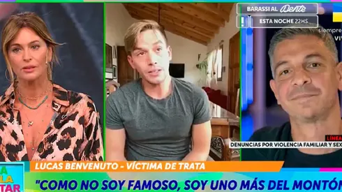 Lucas Benvenuto, victima de trata.