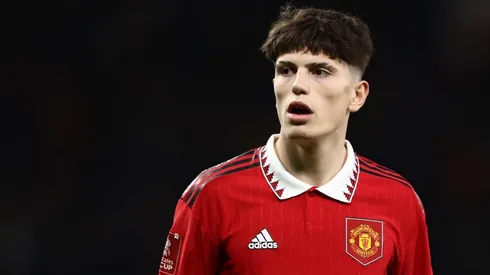 Alejandro Garnacho en Manchester United.