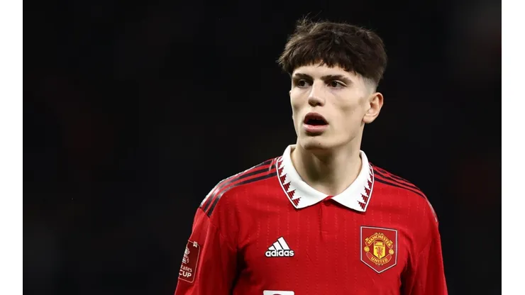 Alejandro Garnacho en Manchester United.