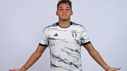 Mateo Retegui, con los colores de la "Azzurra.